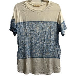 First Look blue floral design